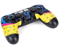 Žaidimų pultelis Games World Doubleshock 4 V2 Fifa Juodas/Geltonas