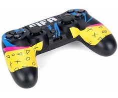 Žaidimų pultelis Games World Doubleshock 4 V2 Fifa Juodas/Geltonas