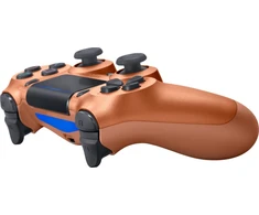 Žaidimų pultelis Games World PS4 Doubleshock 4 V2 bevielis žaidimų pultelis / valdiklis, rudas ( Metallic Copper), skirtas PS4 / PS5 / Android / iOS