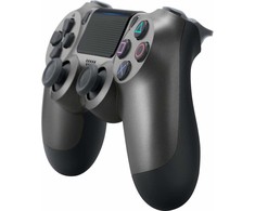 Žaidimų pultelis Games World PS4 Doubleshock 4 V2 bevielis žaidimų pultelis / valdiklis, pilkas ( Steel Juodas), skirtas PS4 / PS5 / Android / iOS