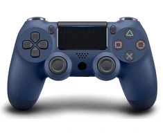 Žaidimų pultelis Games World PS4 Doubleshock 4 V2 bevielis žaidimų pultelis / valdiklis, tamsiai mėlynas (Midnight Mėlyna), skirtas PS4 / PS5 / Android / iOS