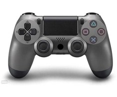 Žaidimų pultelis Games World PS4 Doubleshock 4 V2 bevielis žaidimų pultelis / valdiklis, pilkas ( Steel Juodas), skirtas PS4 / PS5 / Android / iOS