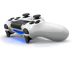 Žaidimų pultelis Games World PS4 Doubleshock 4 V2 bevielis žaidimų pultelis / valdiklis, baltas, skirtas PS4 / PS5 / Android / iOS