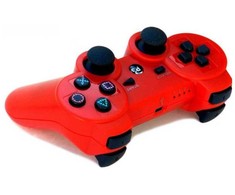 Žaidimų pultelis Žaidimų pultelis Games World PS3 Doubleshock 3 bevielis žaidimų pultelis / valdiklis, raudonas, skirtas PS3