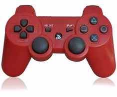 Žaidimų pultelis Žaidimų pultelis Games World PS3 Doubleshock 3 bevielis žaidimų pultelis / valdiklis, raudonas, skirtas PS3