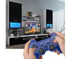 Žaidimų pultelis Žaidimų pultelis Games World PS3 Doubleshock 3 bevielis žaidimų pultelis / valdiklis, melynas, skirtas PS3