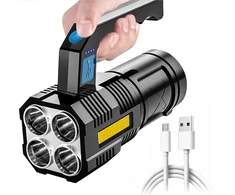 Žibintuvėlis su integruota USB įkraunama baterija Trizand