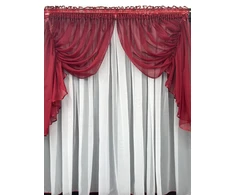 Dule Interior dieninė užuolaida 4x150 RP4-5(bordo)