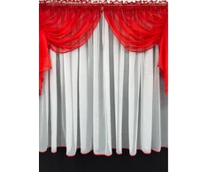 Dule Interior dieninė užuolaida 4x150 RP4-5(raudona)