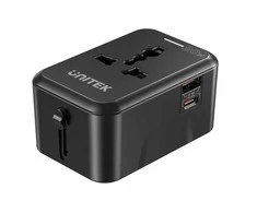 „Unitek“ kelioninis adapteris ES/JAV/JK/Australijos PD 20 W
