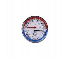 Afriso termomanometras TM80 0-10 bar 1/2 AX 20-120^C (S)A