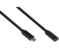 GoodConnections Kabelis USB Good Connections USB-C - USB-C 1 m Juodas (2831-CV010S)