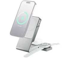 Alogic Matrix+ 3-in-1 magnetinis įkroviklis+Power Bank+AW Puk pilka