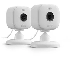 Amazon Blink - Mini 2 Smart Indoor Security Camera 2vnt komplektas Baltas