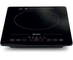Ariete 1997 Nešiojama vienos indukcinės kaitlentės, stiklo keramikos, 2000 W, 10 galios lygių, laikmatis iki 4 valandų, vaikų apsauga, 5 programos, juoda