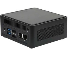 „ASROCK NUC BOX-225H Intel DP“ iš USB4/Sata3/4xUSB3.2/2x2.5 mažmeninės prekybos
