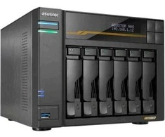 Serveris Asustor LOCKERSTOR 6 Gen3 (AS6806T) NAS Desktop AMD Ryzen V3C14 16 GB DDR5 ADM Juodas