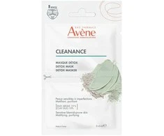 Avène Cleanance Detox Mask veido kaukė, 2 x 6 ml
