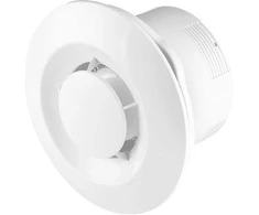 AWENTA Sateo fi100 vonios lubų ventiliatorius 87m3/h 13W 230V baltas Awenta WXS100