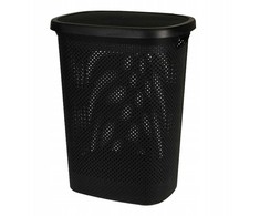 Bathroom Solutions Skalbinių krepšys 60 l Juodas