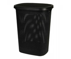 Bathroom Solutions Skalbinių krepšys 60 l Juodas
