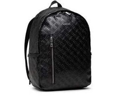 Guess, Vezzola, Synthetic Leather, Textile Backpack, Brown, Nešiojamas kompiuteris Compartiment, hmvezl p1105, For Men, 38 x 33 x 10 cm