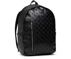 Guess, Vezzola, Synthetic Leather, Textile Backpack, Brown, Nešiojamas kompiuteris Compartiment, hmvezl p1105, For Men, 38 x 33 x 10 cm