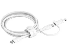 Belkin BOOST CHARGE 2-in-1 įkroviklis su USB-C/Lig. 1,5m ws.CAC003hq1.5MWH