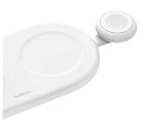 Belkin nešiojamas USB-C įkrovimo stovas Apple Watch laikrodžiui, baltas (WIZ022GLWH-B1)