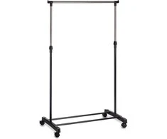 Bikuvalt Kabykla stovas drabužiams 80x43x160 cm su ratukais Kipit 78283