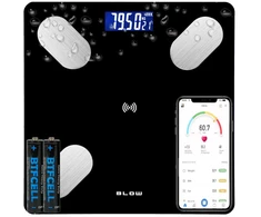 Virtuvinės svarstyklės Blow Bluetooth vonios svarstyklės 180kg