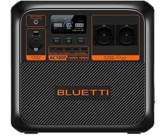 BLUETTI nešiojama elektrinė AC180P-Juodas-EU