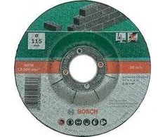 Bosch Pjov.diskas, lenktas Akmeniui,D=115mm,5vnt