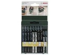 Bosch 10 dalių dėlionės diskų rinkinys, T formos kotas