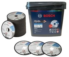 BOSCH METALINIS DISKAS 125 mm x 1,0 mm x 22 mm STANDARTINIS METALUI /100 vnt. KIBIRŲ