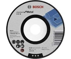 Bosch Šlif.diskas, lenktas Metalui,115X22X6 mm