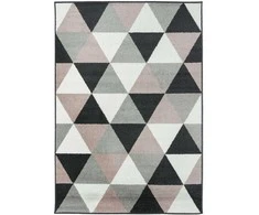 Kilimas Domoletti Loto 523_HR5 X, daugiaspalvis/juodas/rožinis, 120 cm x 67 cm