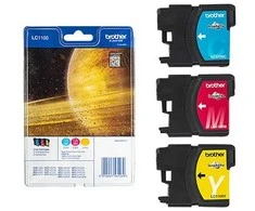 Brother rašalo rinkinys originalioms rašalo kasetėms LC-1100RBWBP Rainbow Pack