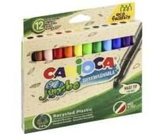 Carioca Flamastry Carioca Jumbo EcoFamily 12 spalvų
