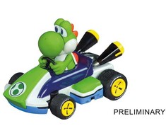 Carrera 2 4 GHz Mario Kart™ lenktynių kartingas 1:32 Yoshi