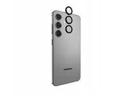 Case-Mate Aluminum Ring Lens Protector - Apsauginis stiklas skirtas the camera lens of the Samsung Galaxy S24 (Juodas)