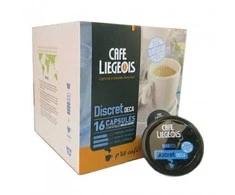 Kavos kapsulės, suderinamos su NESCAFÉ® Dolce Gusto® Charles Liégeois Discret Deca, 16 vnt.