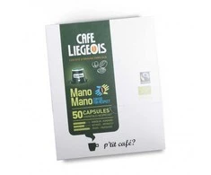 Kavos kapsulės, suderinamos su „Nespresso® Charles Liégeois Mano Mano“, 50 vnt.