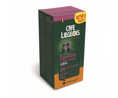 Coffee capsules compatible with Nespresso® Charles Liégeois Équilibré, 20 pcs.
