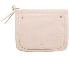 Chloe, Chloe, Synthetic Leather, Textile Handbag, Travel, Brown