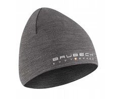 Kepurė Brubeck HM10180 Dvisluoksnė vilnonė skrybėlė unisex EXTREME WOOL plieno L/XL
