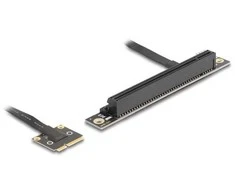 DELOCK Adapteris Mini PCIe Stecker zu PCIe 3.0 x16 Slot 90°