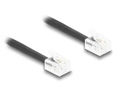 DeLOCK 90202 kabelis telefoniczny 2 m Juodas