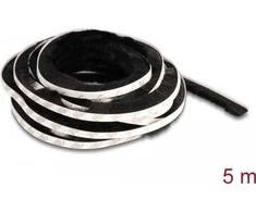 Delock Bürstenstreifen selbstklebend 15 mm - Länge 5 m juodas