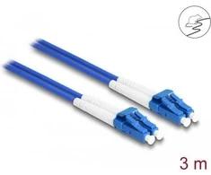 Delock 87921 kabelis InfiniBand / światłowodowy 3 m LC Mėlyna